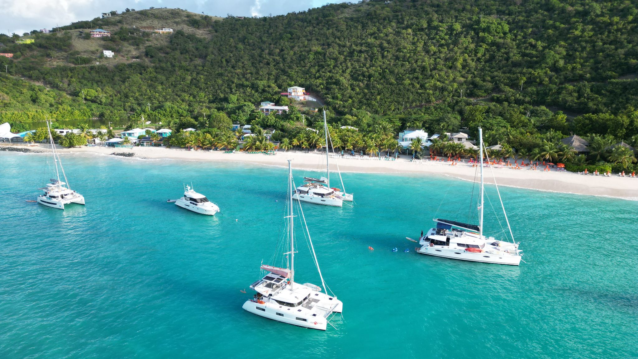 BVI Anchorage and Catamaran