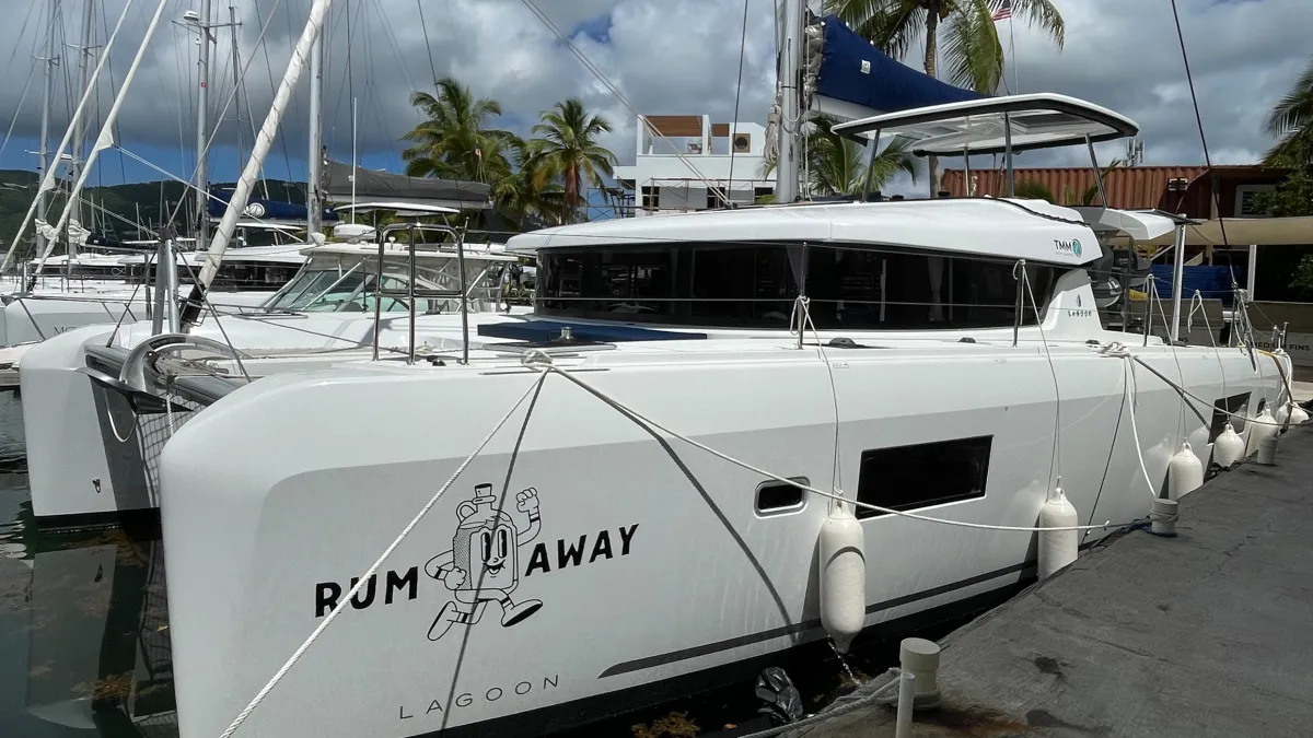 Rumaway, Lagoon 42 sailing catamaran charter