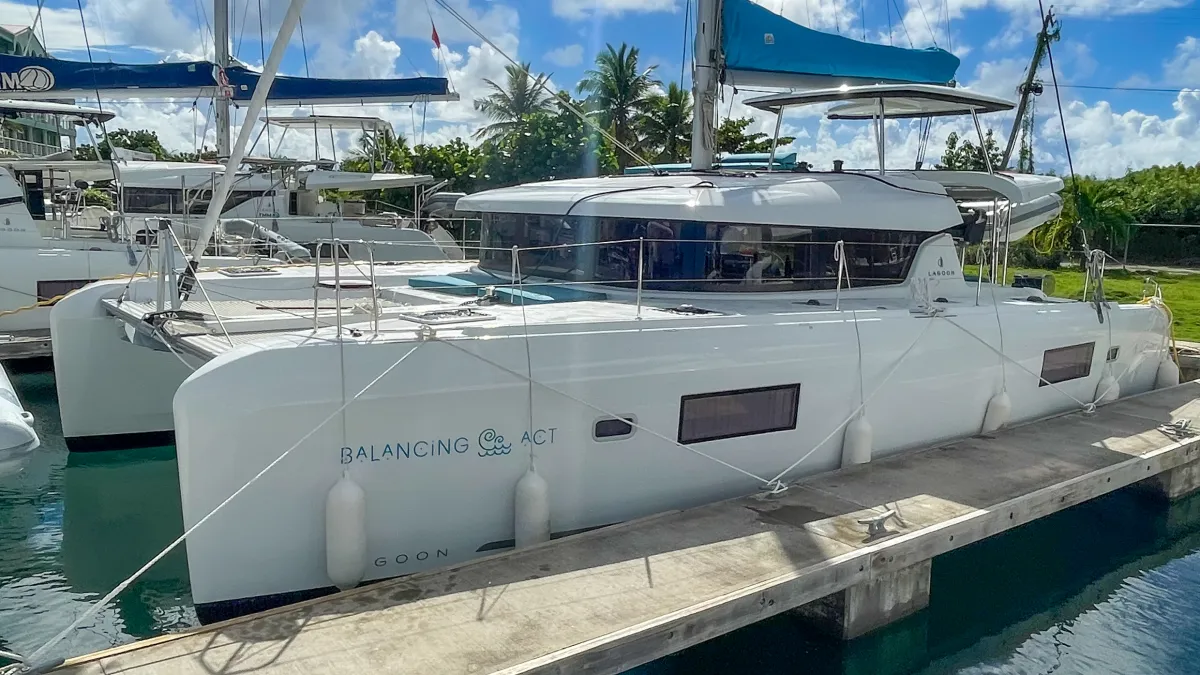 Balancing Act, Lagoon 42 sailing catamaran charter