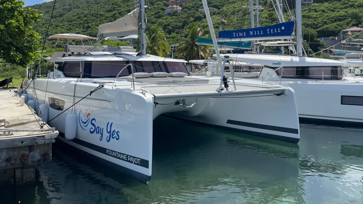 Say Yes, Fountaine Pajot Tanna 47 sailing catamaran charter