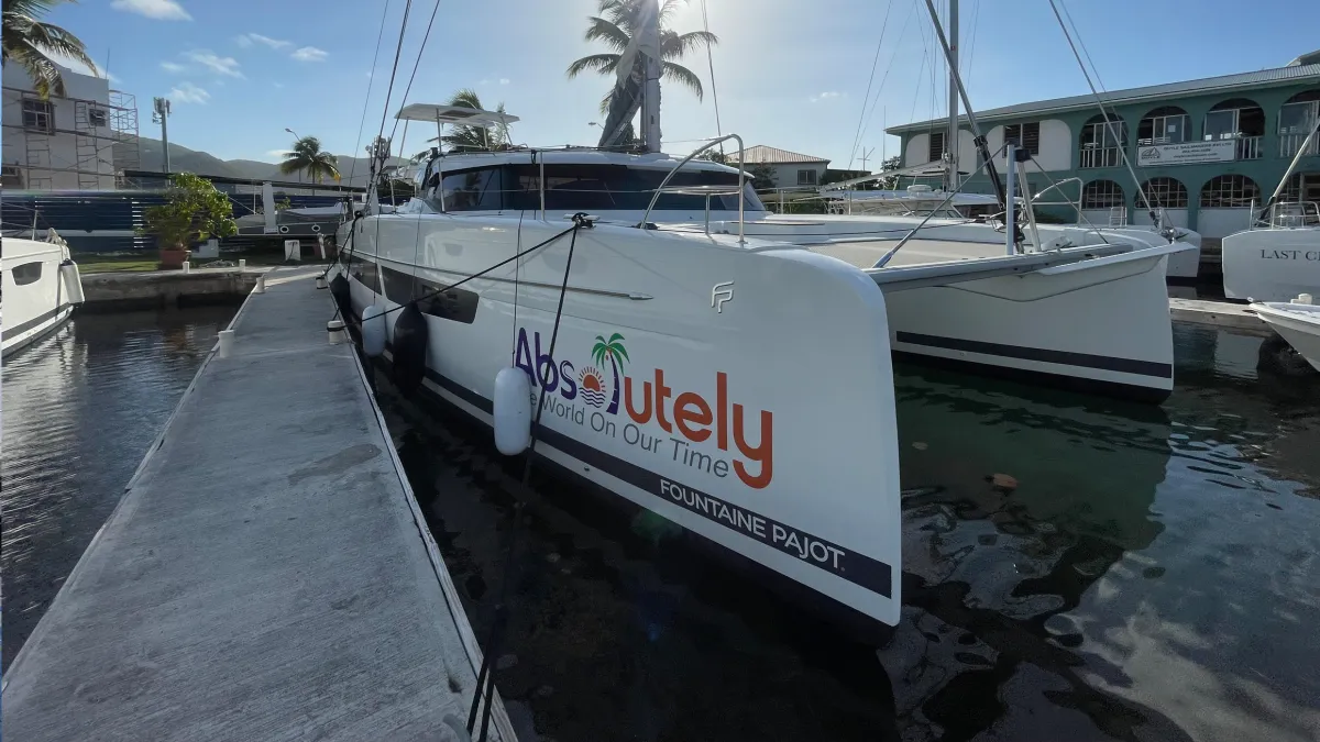 Absolutely, Fountaine Pajot Aura 51 sailing catamaran charter